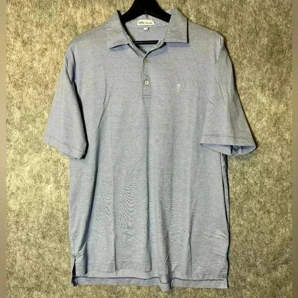 Peter Millar Other - Peter Millar Blue Cotton Polo - Large